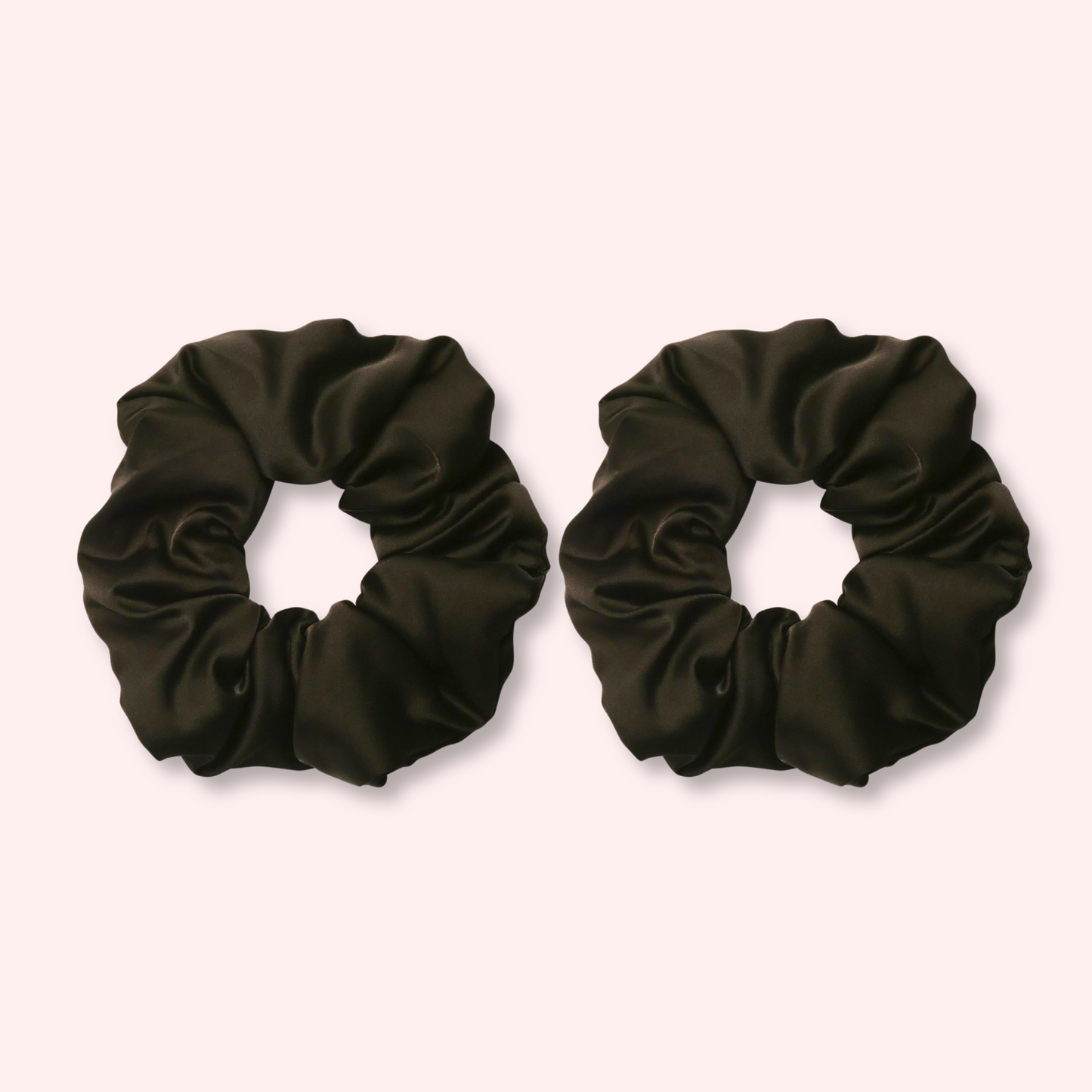 SATIN SCRUNCHIES (4 Pack)