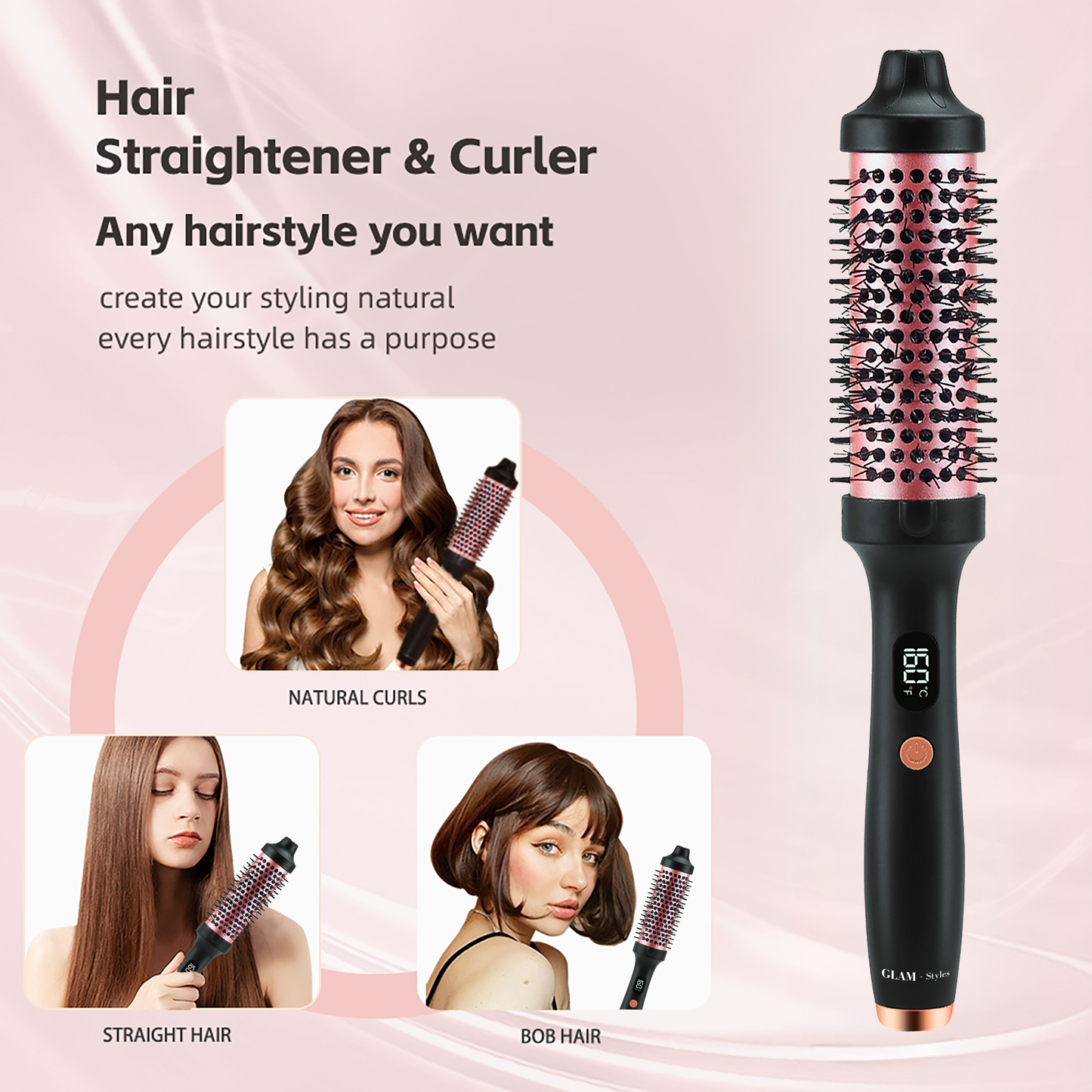 3 In 1 Thermal Styling Brush